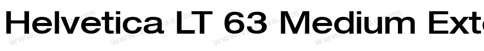 Helvetica LT 63 Medium Extended字体转换